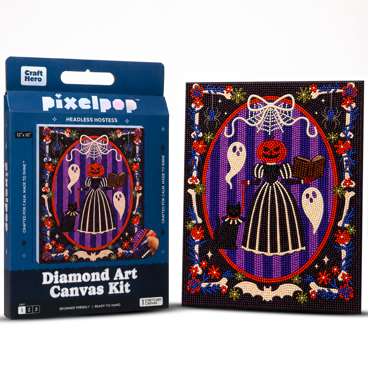 Halloween Diamond Art Kit | Headless Hostess | DIY