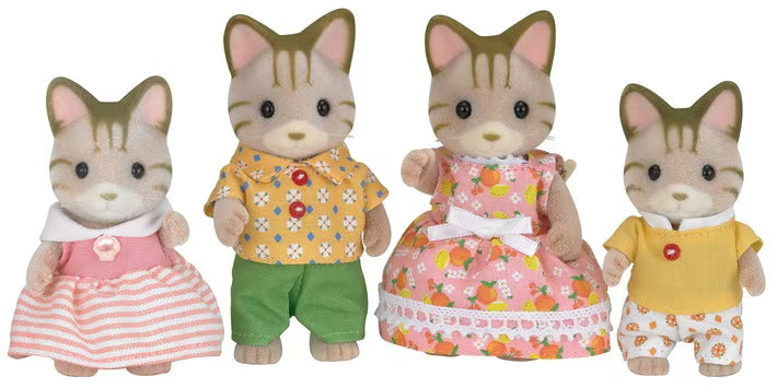Striped Cat Family Calico Critters