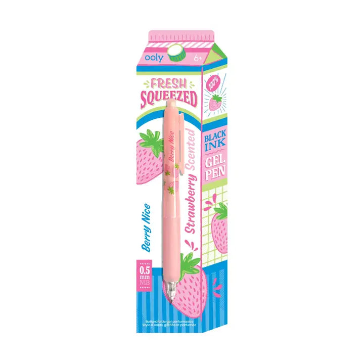 Fresh Squeezed: Black Ink Scented Gel Pens