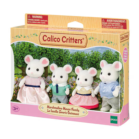Marshmallow Mouse Family Calico Critters