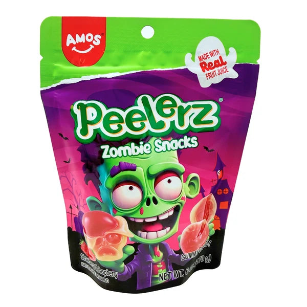Amos Halloween Peelerz Gummy Zombie Snacks
