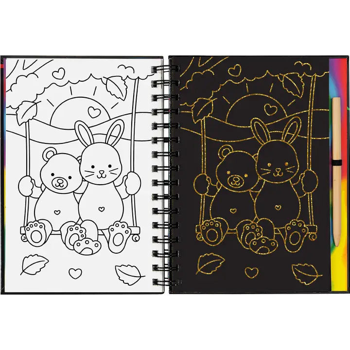 Scratch N Sketch Cozy Animals
