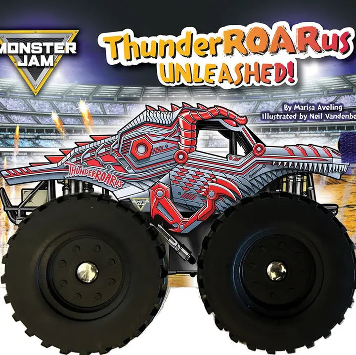 Monster Jam Wheels ThunderROARus Unleashed Board Book
