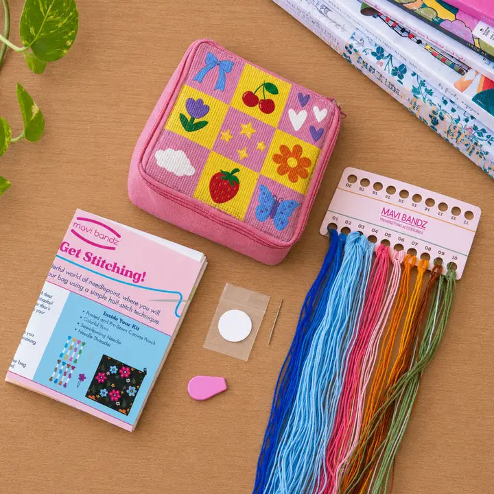 Checkered Needlepoint Kit