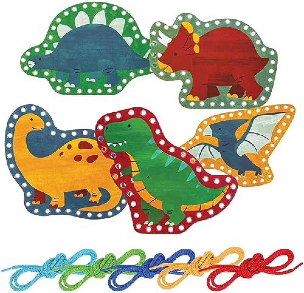 Lacing Cards Dino