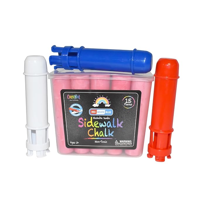 Sidewalk Chalk Rainbow 15 Piece