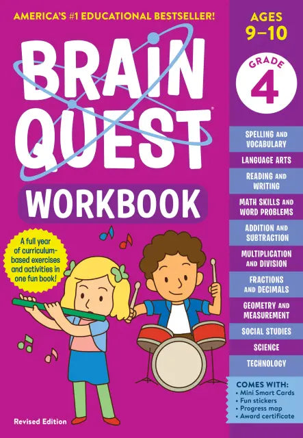 Brain Quest Workbook Grade 4