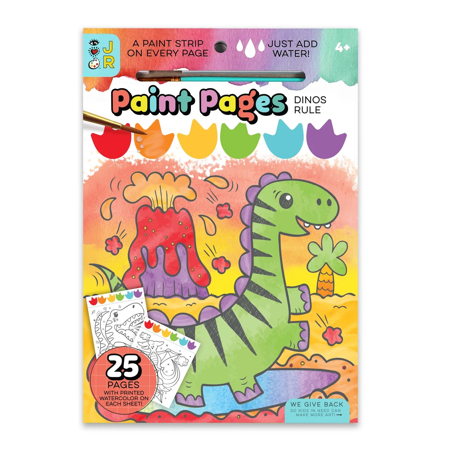 Paint Pages Dinos Rule