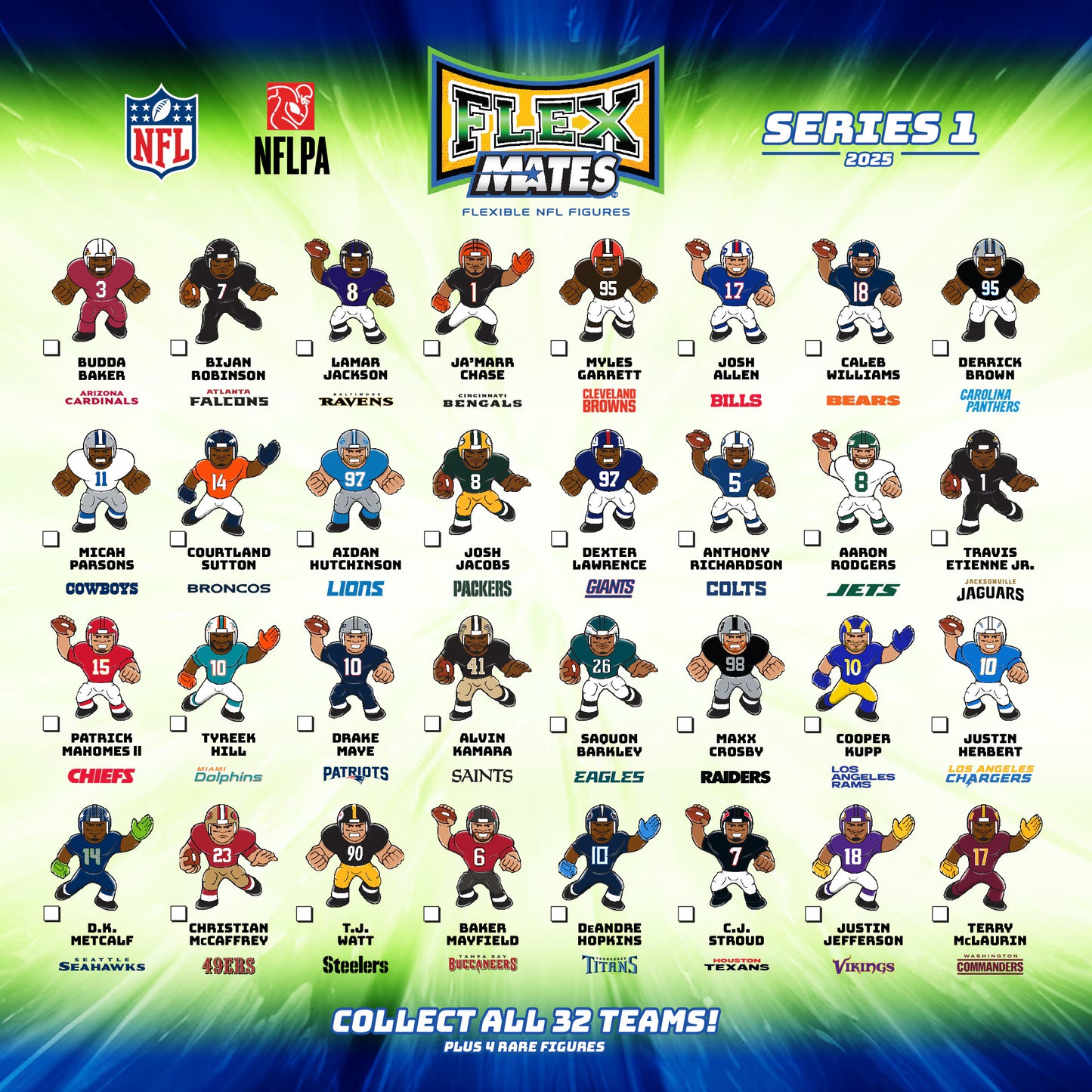 NFL Flexmates Disply 2025