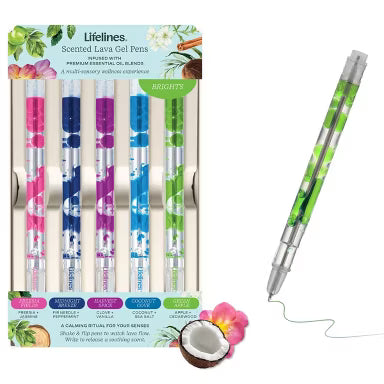 Lava Pen Set 5pk Brights