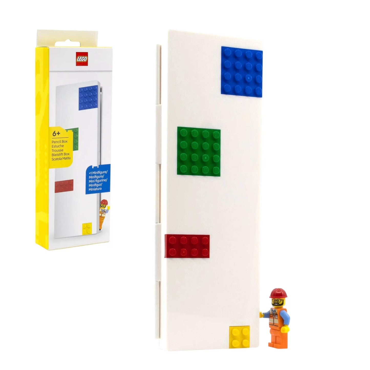 LEGO Pencil Box with Minifigure 4 - Male Construction
