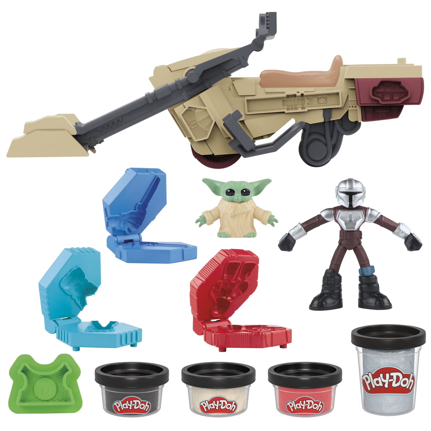 Play-Doh Star Wars Mando & Grogu Speeder
