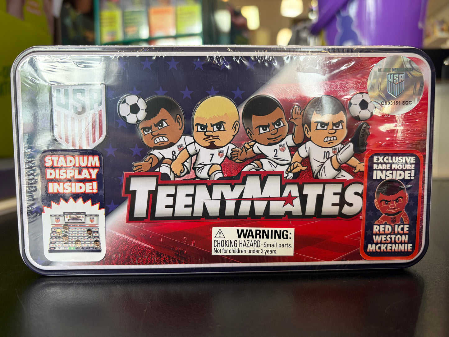 USMNT Soccer Tin TeenyMates