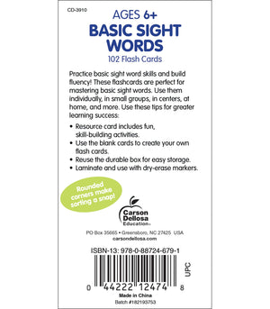 Basic Sight Words