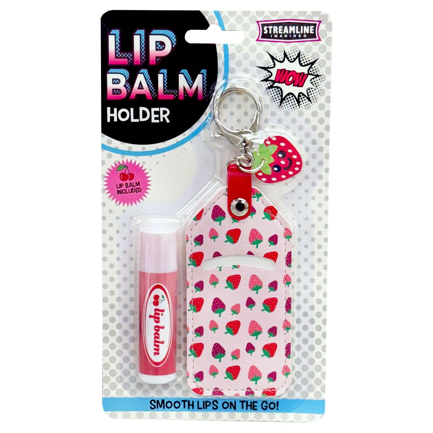Lip Balm Keychain Holders w/ Lip Balm