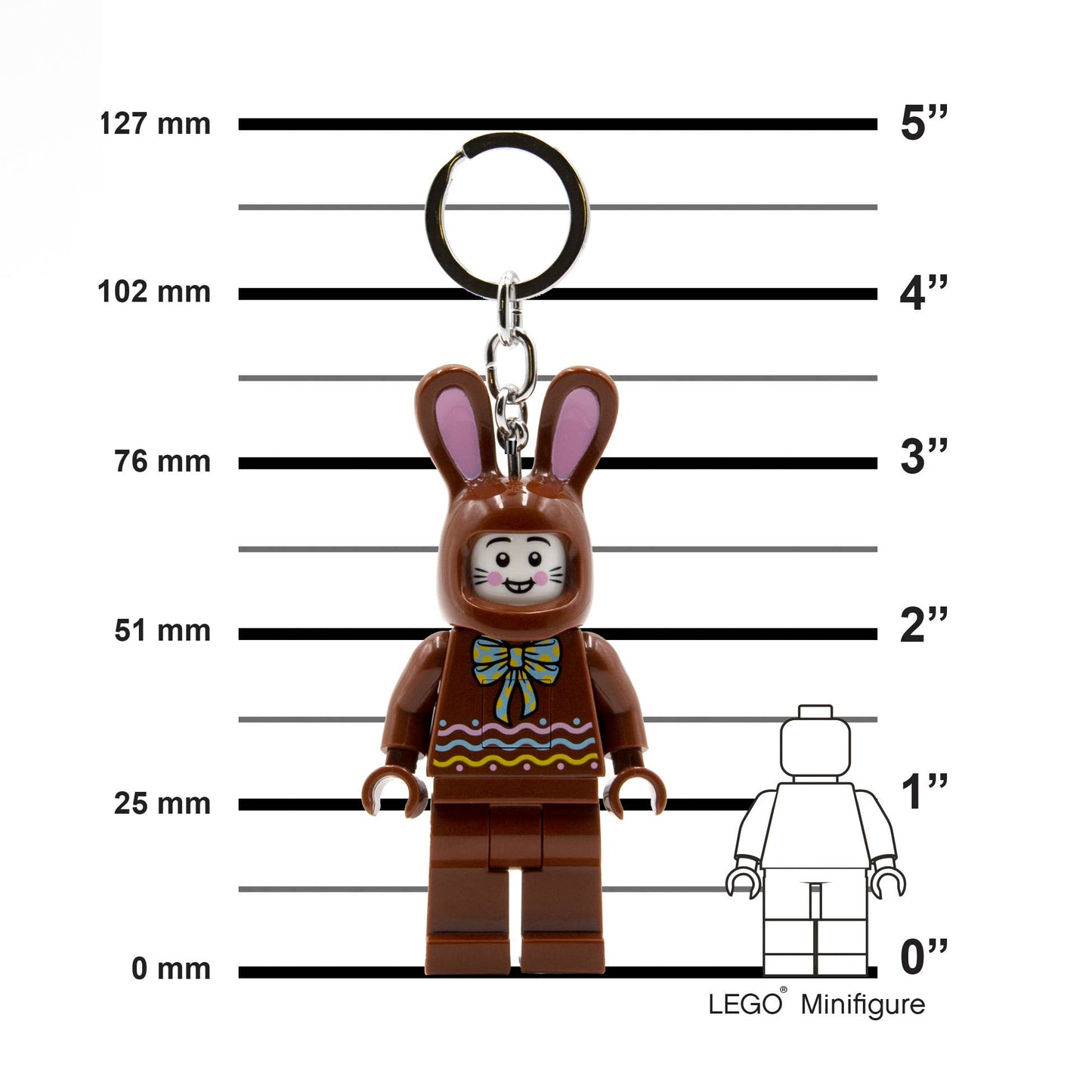 LEGO Easter Bunnies LED Keychain
