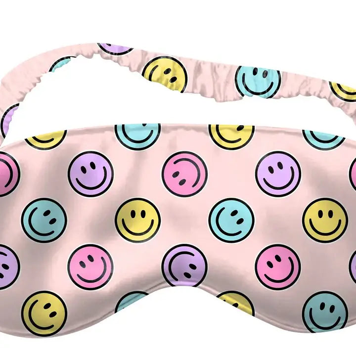 Satin Smiley Sleep Mask
