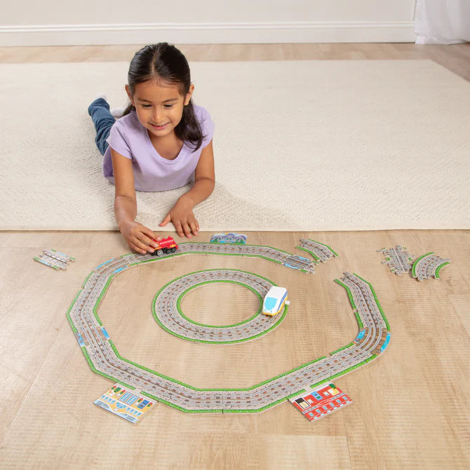 Design Your Own Railroad Floor Puzzle