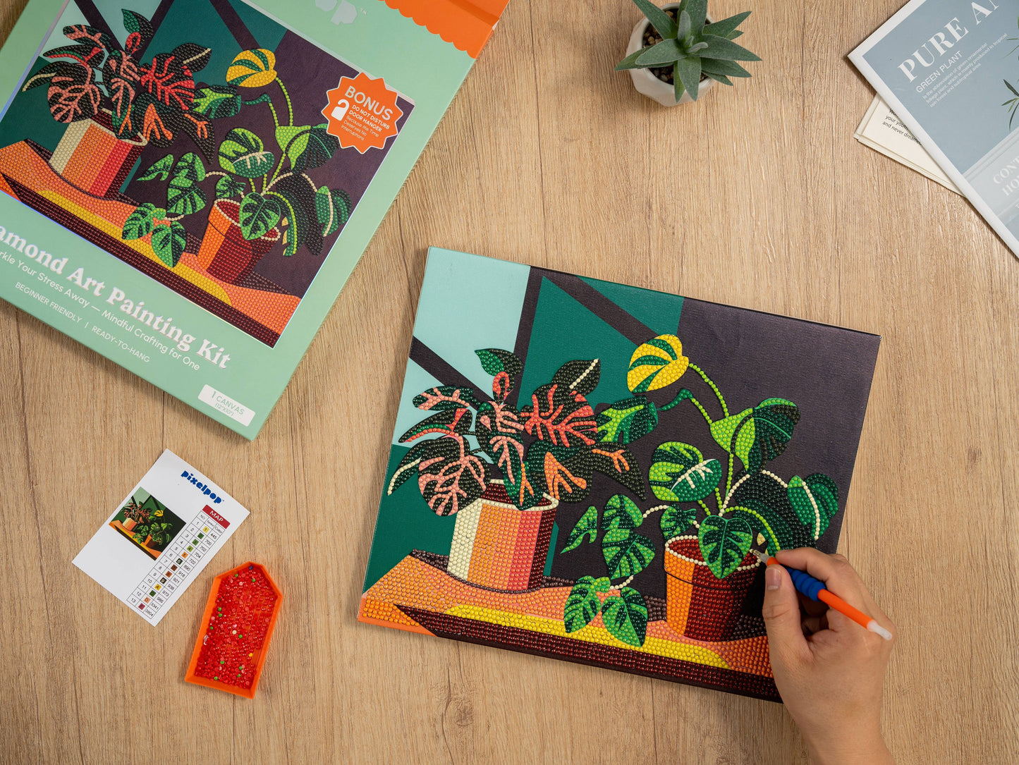 PixelPop™ Diamond Art — Reset Edition - Plant Lover
