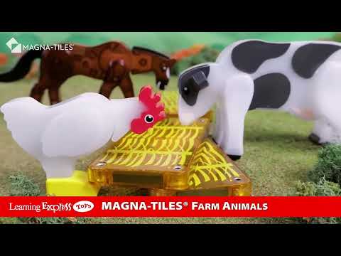 Magnatiles Farm Animals
