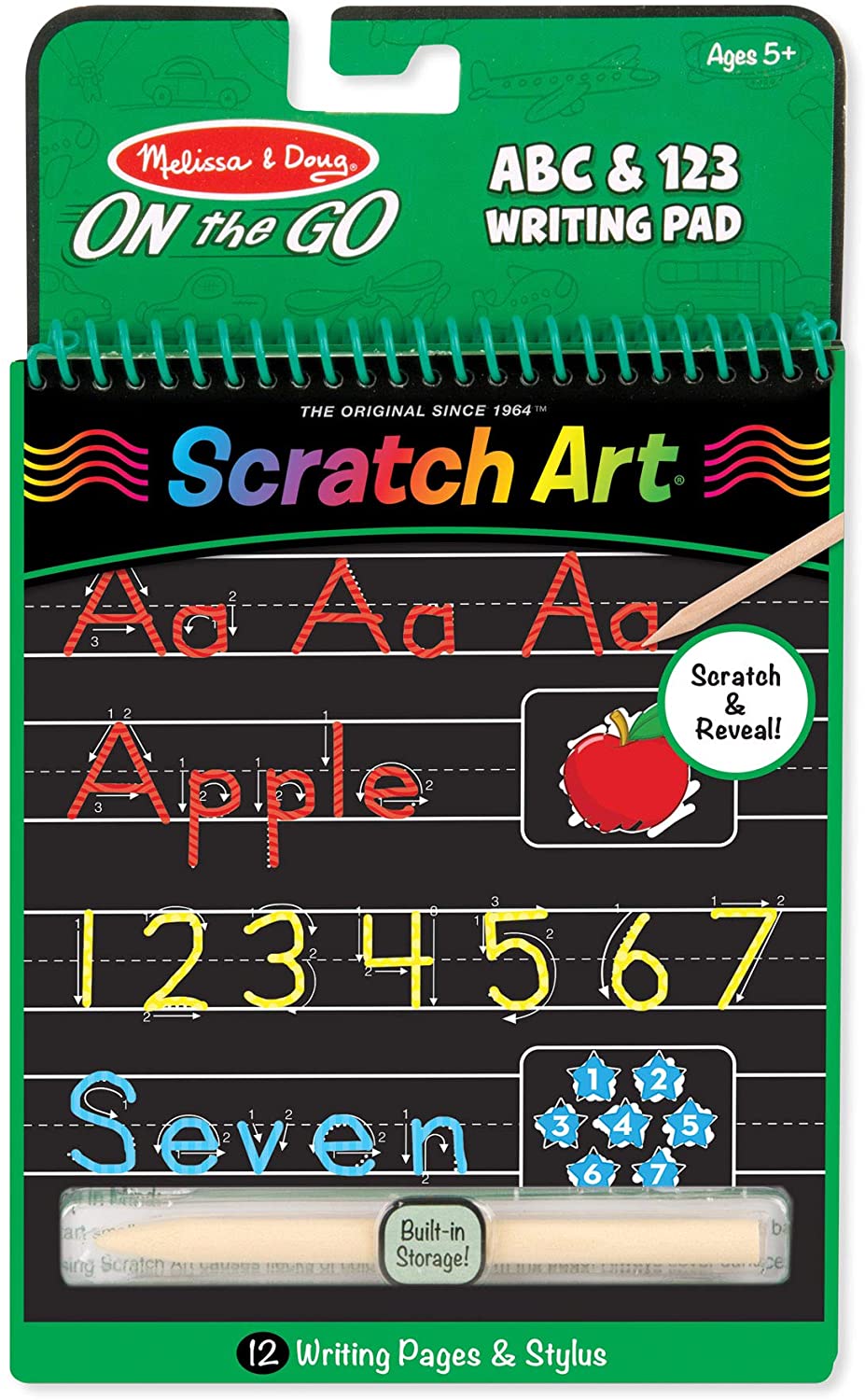 Abc 123 Scratch Art Pad**