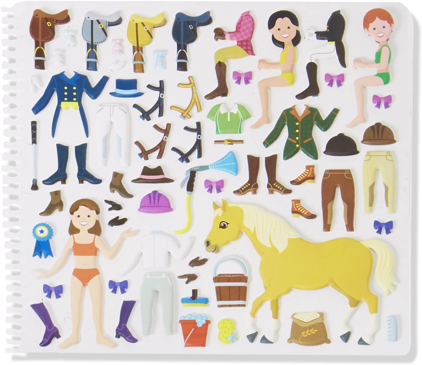 Riding Club Puffy Sticker