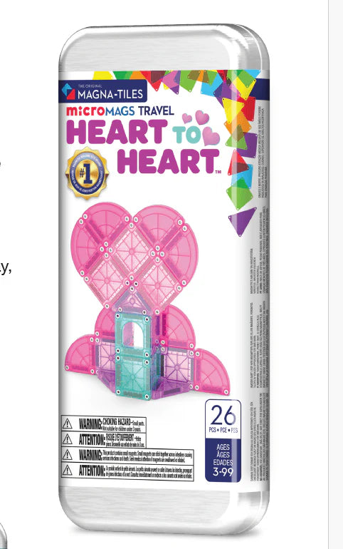 microMAGS Heart to Heart 26-Piece Travel Set