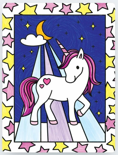 Stained Glass Unicorns