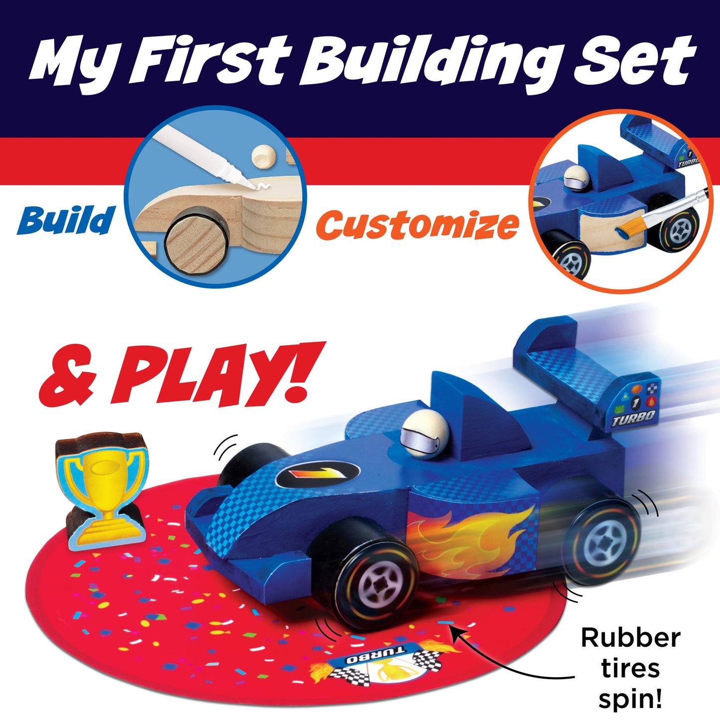 Buildeez Race Car Blaze