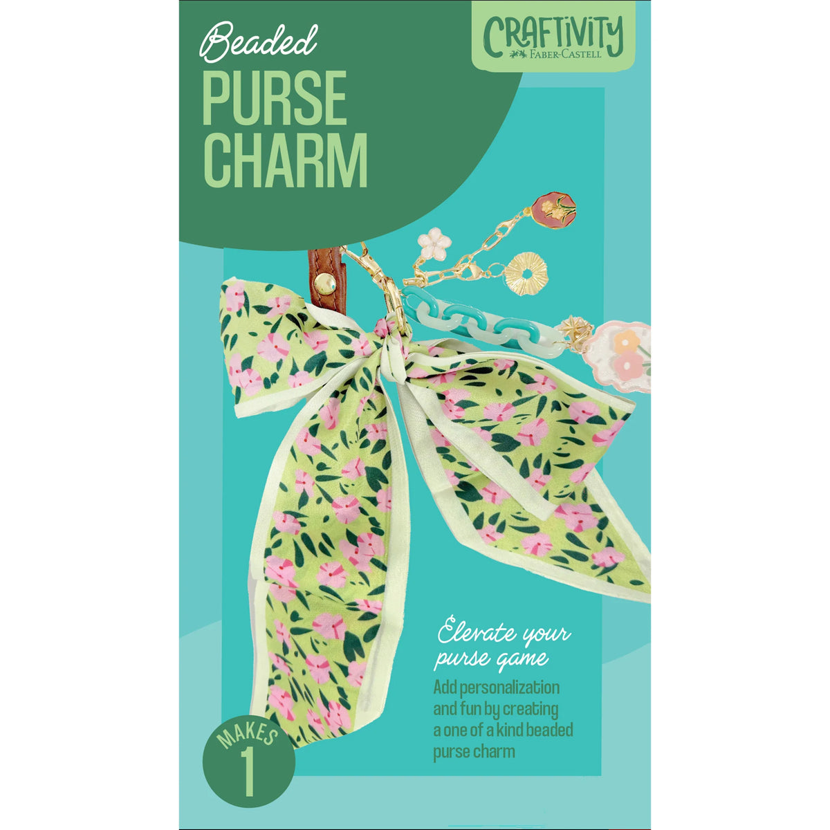 Beaded Purse Charm
