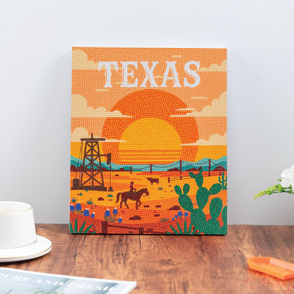 PixelPop™ Diamond Art — Reset - States Series - Texas