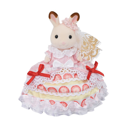 Freya - Strawberry Dress Calico Critters