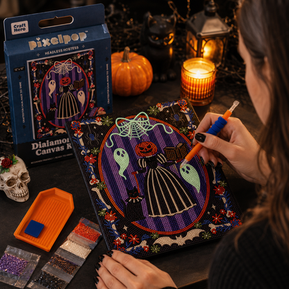 Halloween Diamond Art Kit | Headless Hostess | DIY