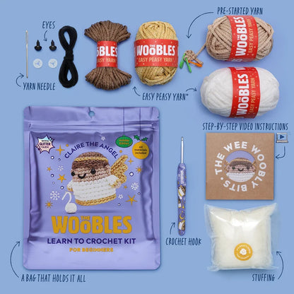 Claire the Angel Woobles Crochet Kit