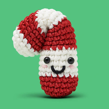 Peppi the Candy Cane Woobles Crochet Kit
