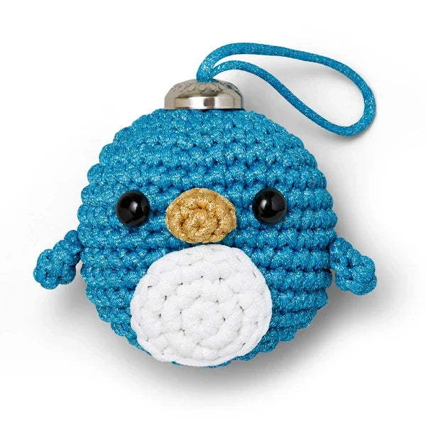 Pierre the Penguin Ornament Woobles Crochet Kit