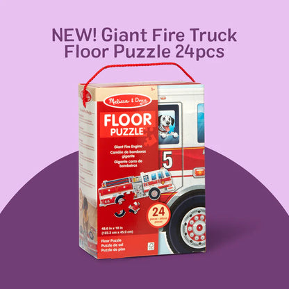 Giant Fire Truck 24pcs Floor Puzzle