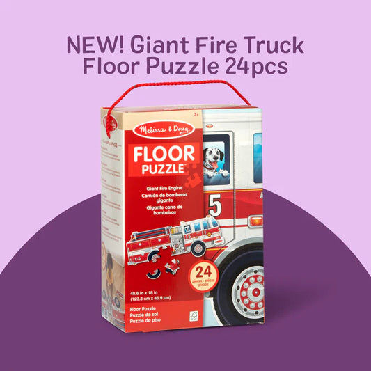 Giant Fire Truck 24pcs Floor Puzzle