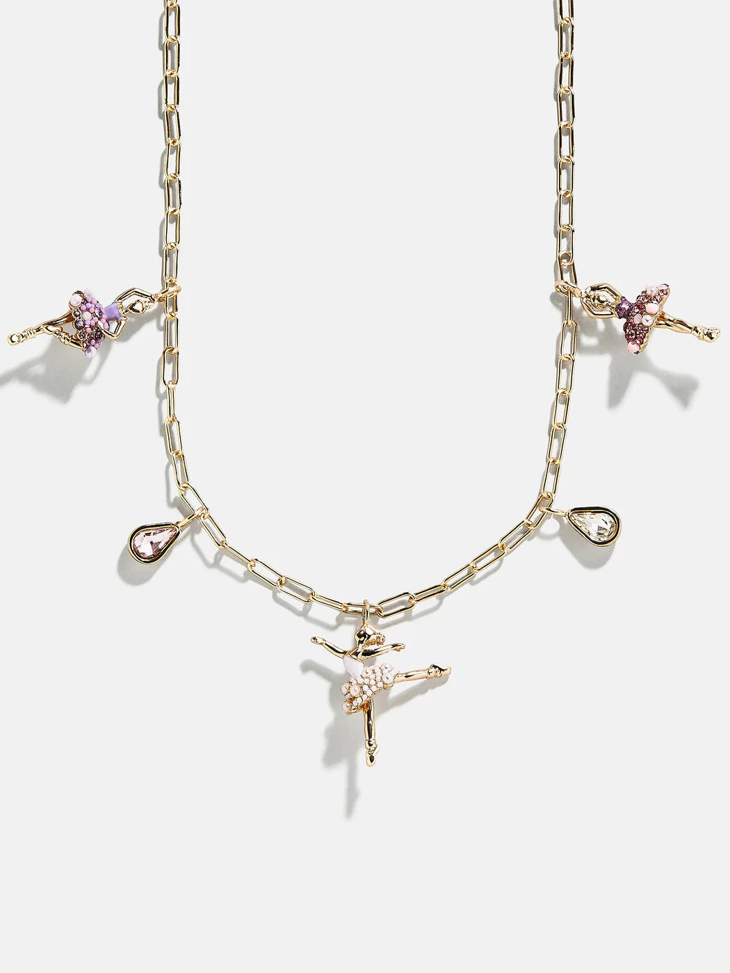Dancer Charm Link Necklace