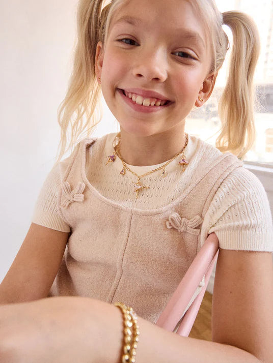 Dancer Charm Link Necklace