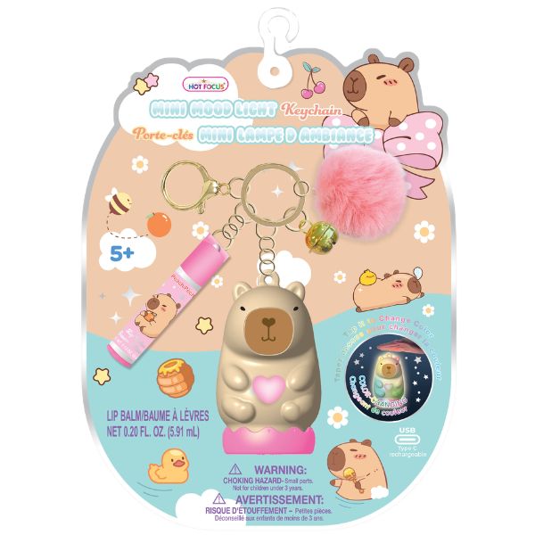 Mini Mood light Keychain, Capybara