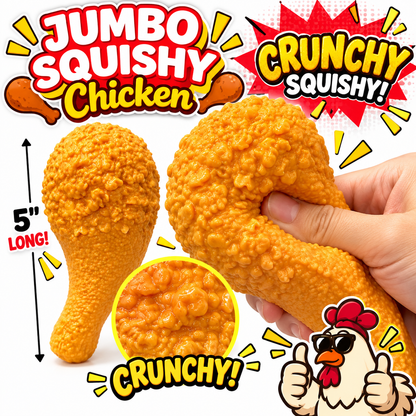 5" Jumbo Crunchy Chicken Squishy
