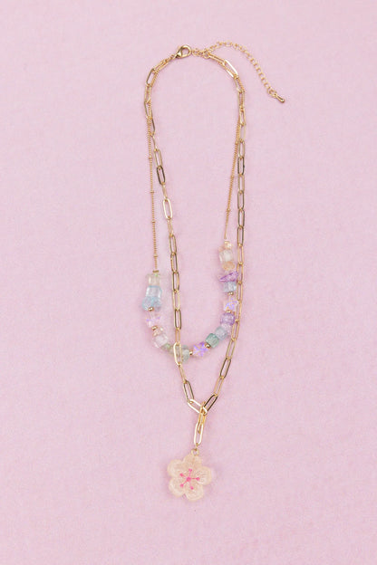 B Chic Garden Gem Necklac