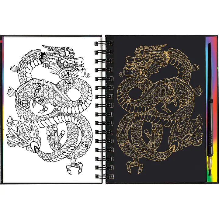 Scratch N Sketch Extreme Dragons