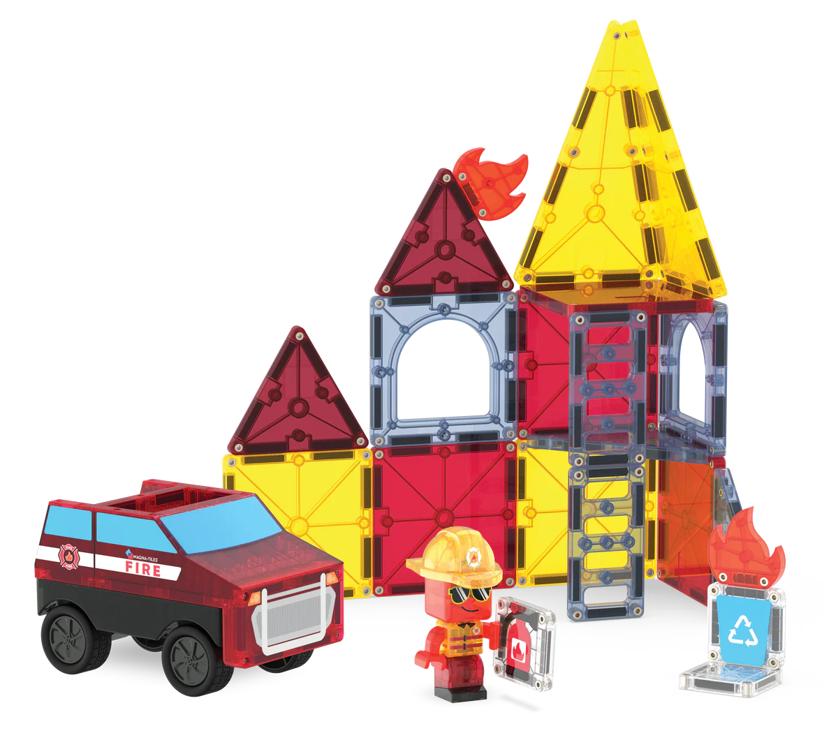 Fire Rescue Magna-Tiles