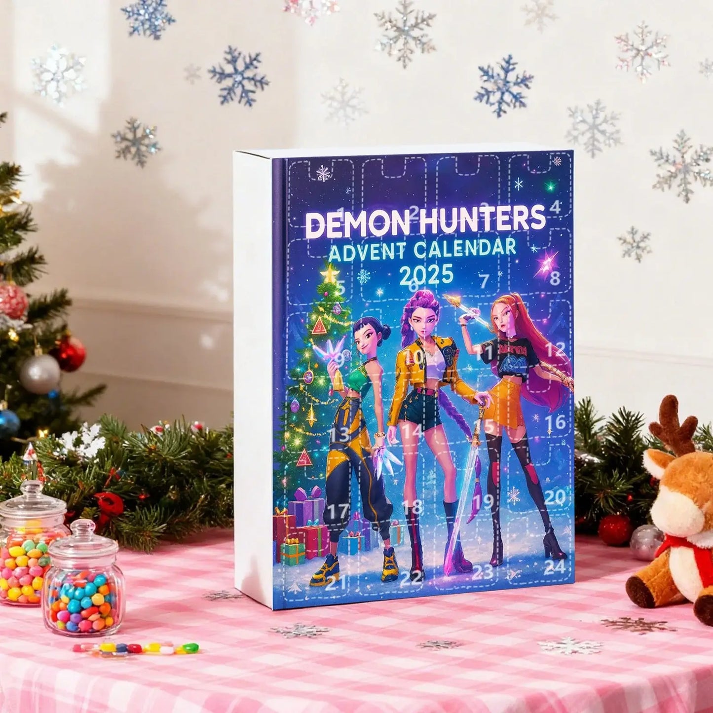 KPOP demon hunters Christmas Countdown Calendar blind Box