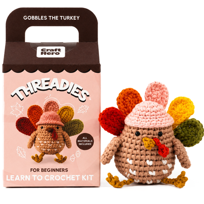 Thanksgiving Crochet Kit for Beginners | Gobbles | DIY