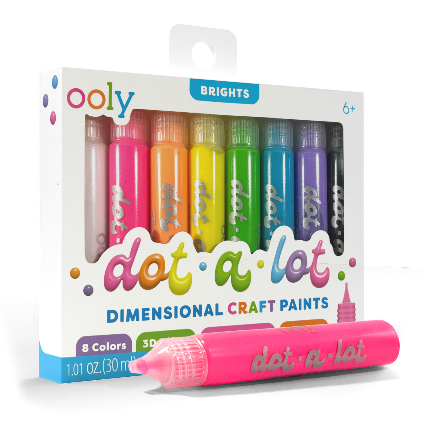 Dot-A-Lot: Dimensional Craft Paint - Bright (Set of 8)
