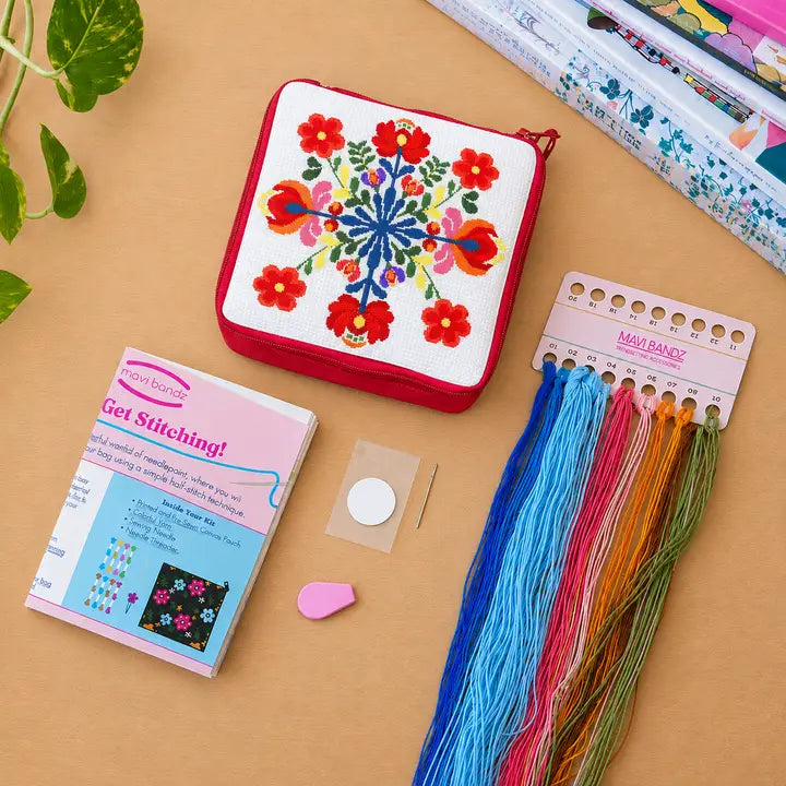 Floral Needlepoint Kit