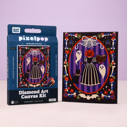 Halloween Diamond Art Kit | Headless Hostess | DIY